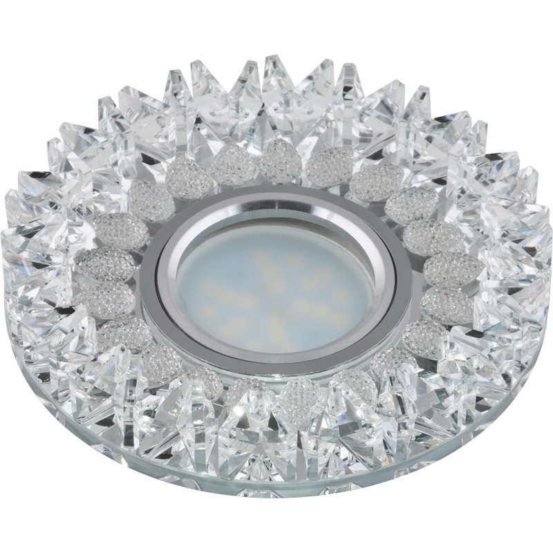 DLS-P101 GU5.3 CHROME/CLEAR Светильник декоративный встраиваемый ТМ Fametto DLS-P101 GU5.3 CHROME/CLEAR Светильник декоративный встраиваемый ТМ Fametto