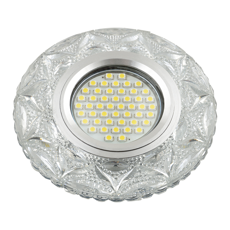 DLS-L149 GU5.3 GLASSY/CLEAR Светильник декоративный встраиваемый, серия Luciole. Без лампы, цоколь G